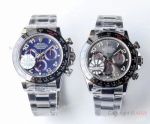 Replica Rolex Daytona Swiss 4130 JH Factory Watch SS Blue or Grey Dial